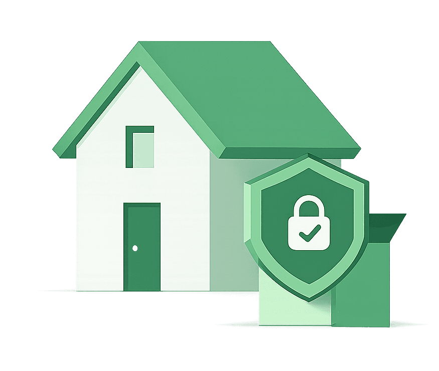 Home construction deposits illustration